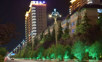 韩城形象再升级，三亿体育照明来助力