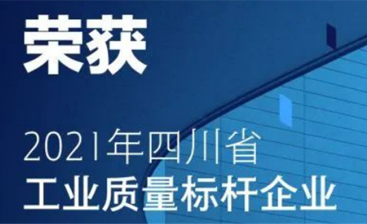 三亿体育科技获评首批“四川省工业质量标杆”